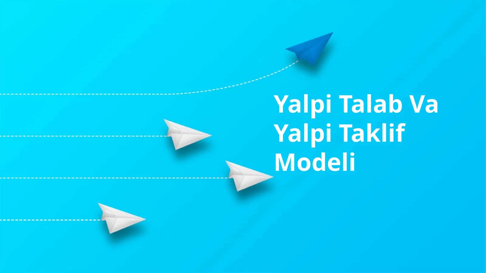 Yalpi Talab Va Yalpi Taklif Modeli
