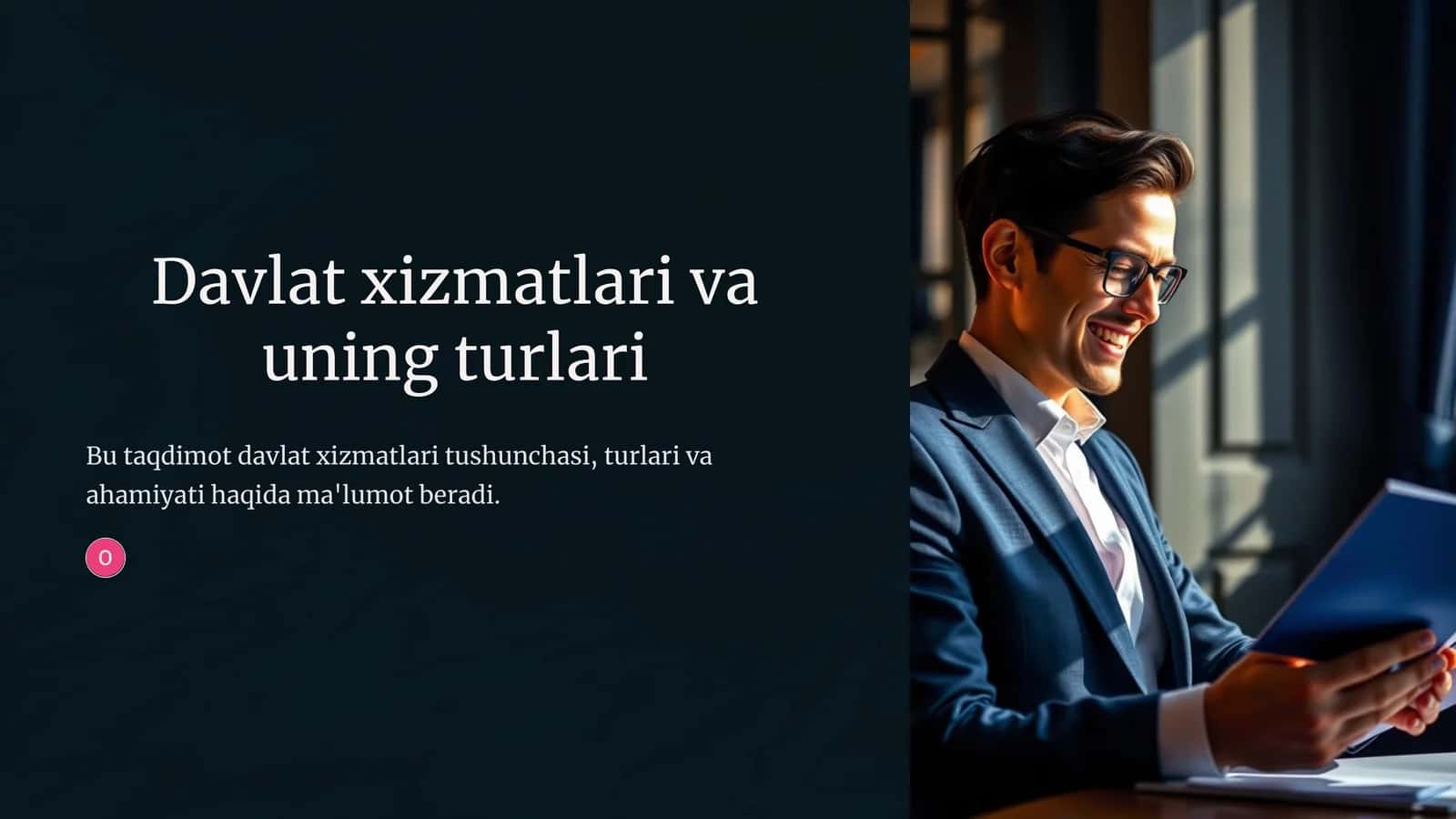 Davlat xizmatlari va uning turlari
