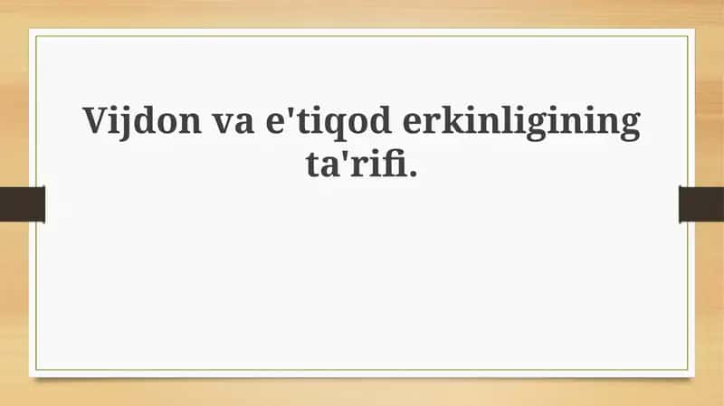 Vijdonvae'tiqoderkinliginingta'rifi