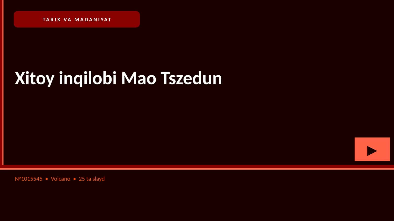 Xitoy inqilobi Mao Tszedun
