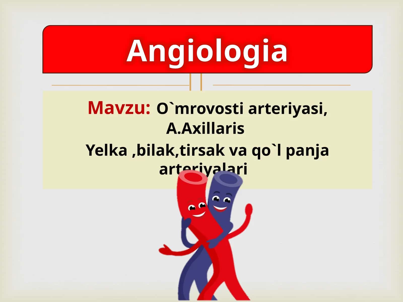 Qo'l arteriyasi A.Axillaris