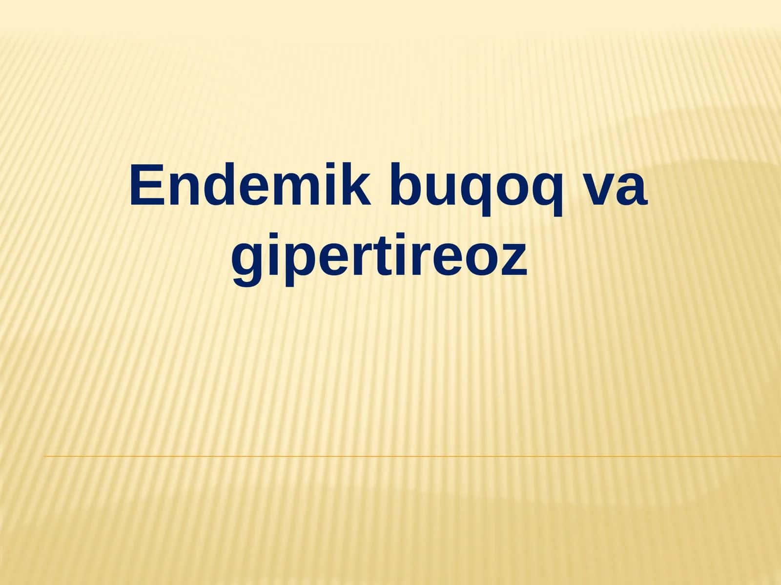 Endemik buqoq va gipertireoz