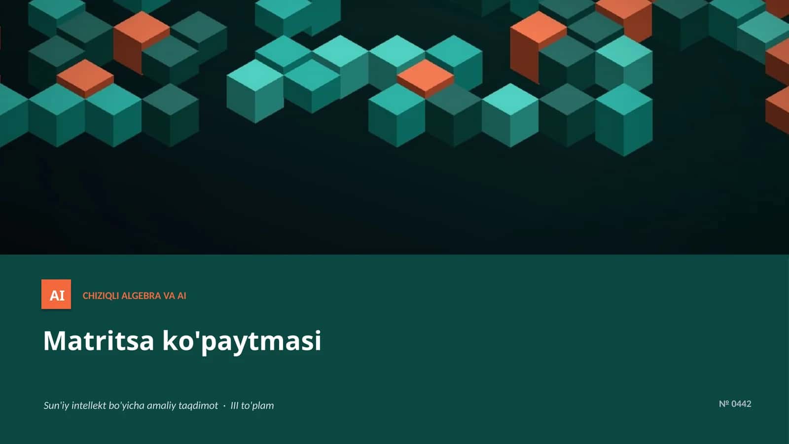 Matritsa ko'paytmasi