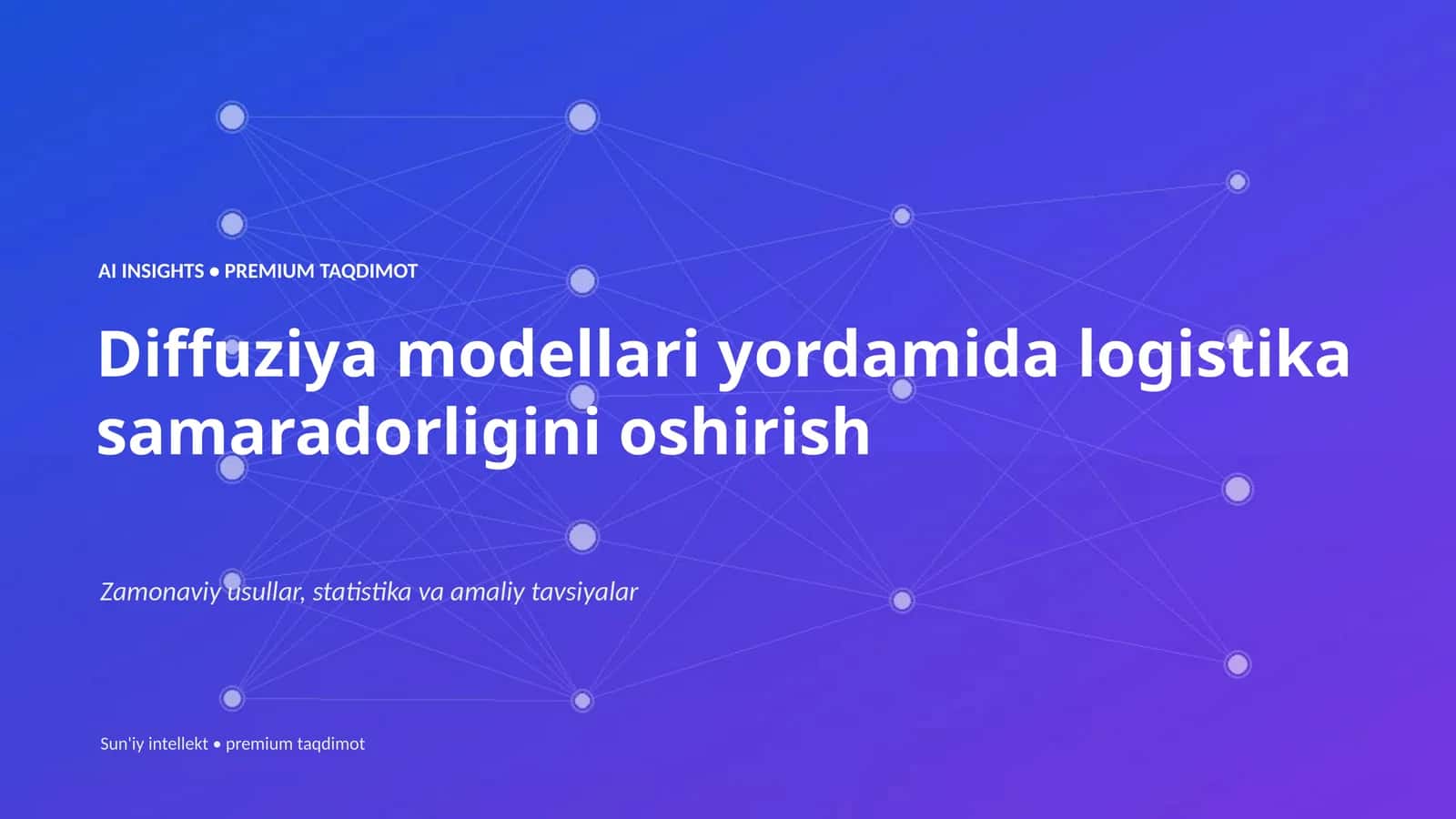 AI INSIGHTS • PREMIUM TAQDIMOT