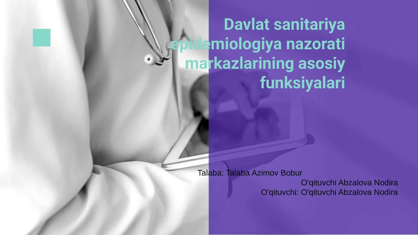 Davlat sanitariya epidemiologiya nazorati markazlarining asosiy funksiyalari