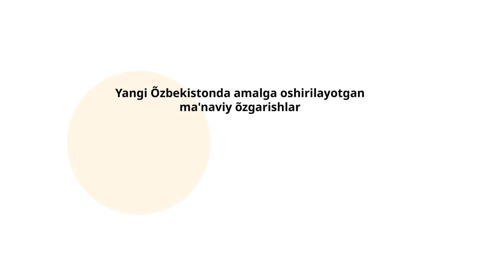 Ta'lim sohasidagi islohotlar
