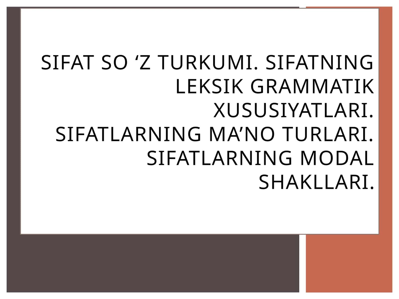 Madrim Hamrayev. Ona tili. Toshkent 2018
