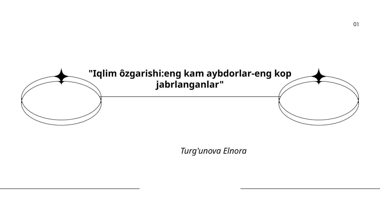 Iqlim ôzgarishi:eng kam aybdorlar-eng kop jabrlanganlar