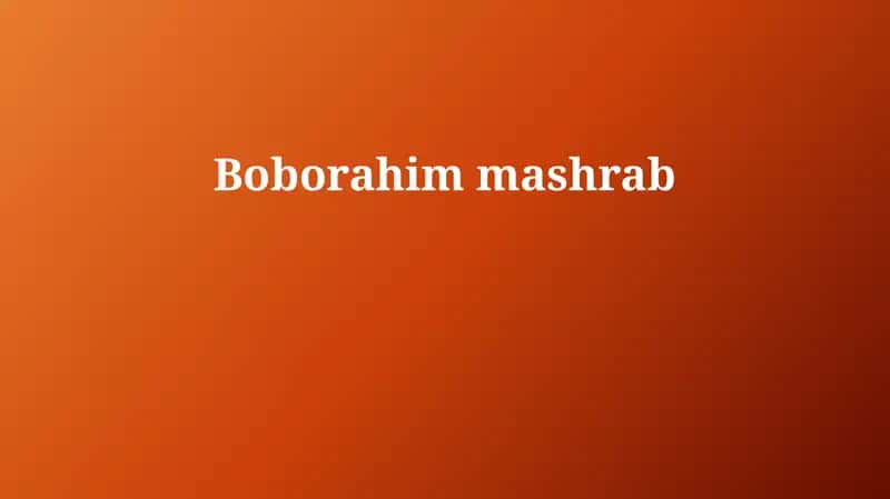Boborahim Mashrab