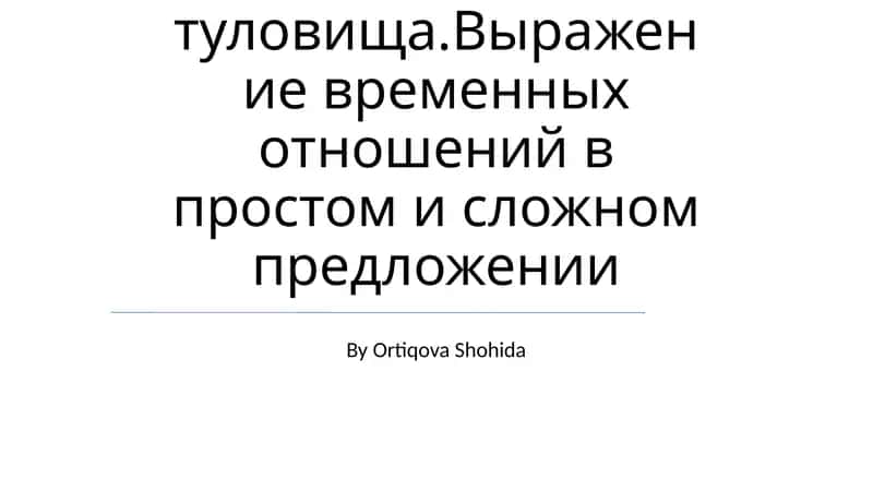 Скелет туловища
