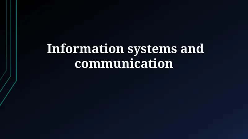 Information Systems Architecture and Design