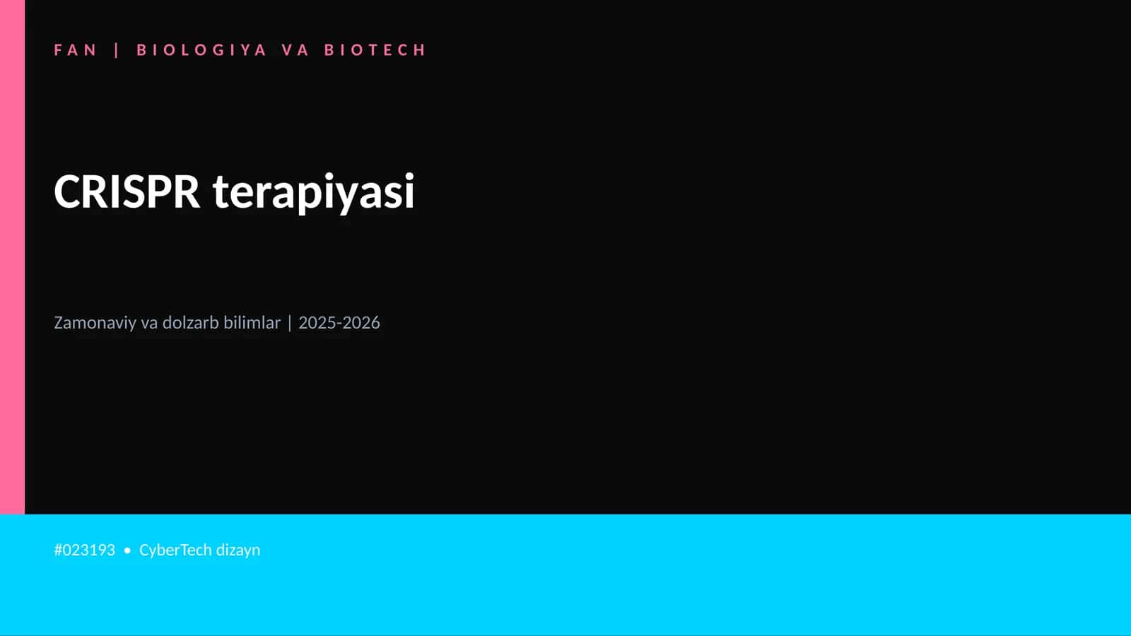 CRISPR terapiyasi