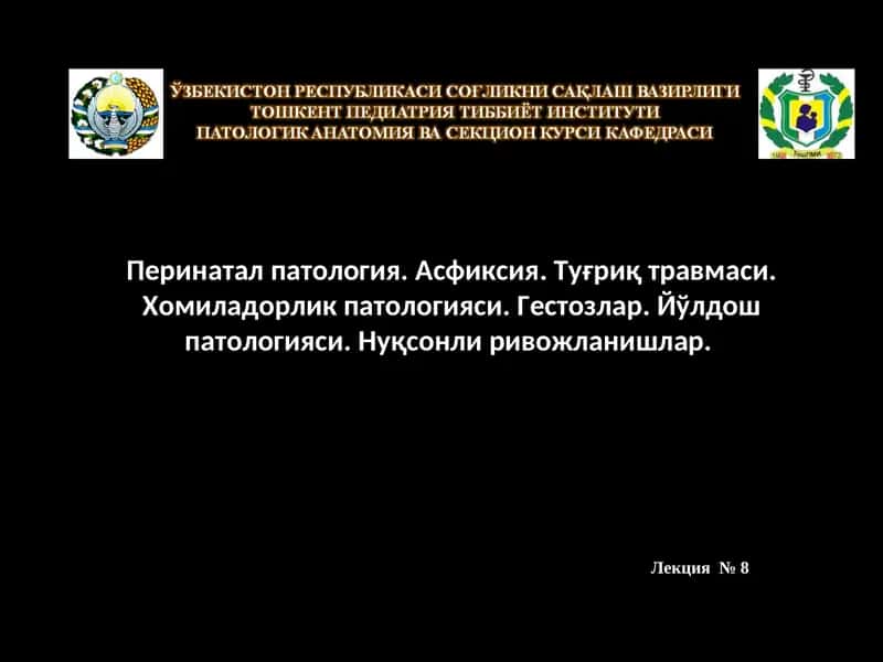 Лекция№ 8