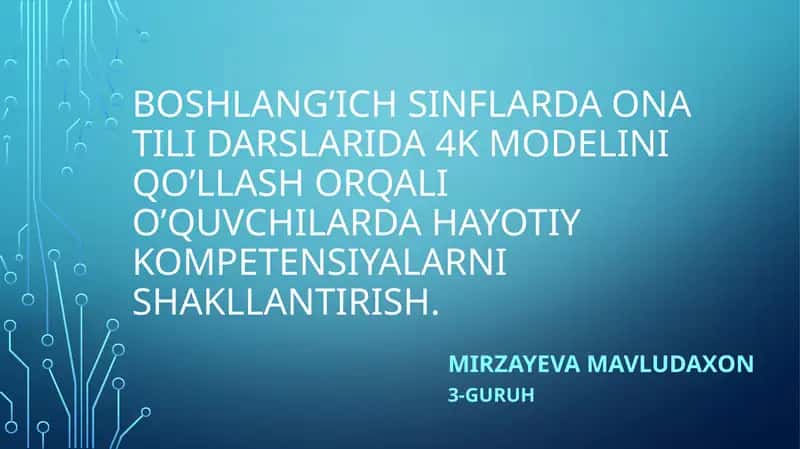O'quv so'rovlari