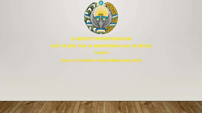 Oʻzbekiston Respublikasi soliq tizimi