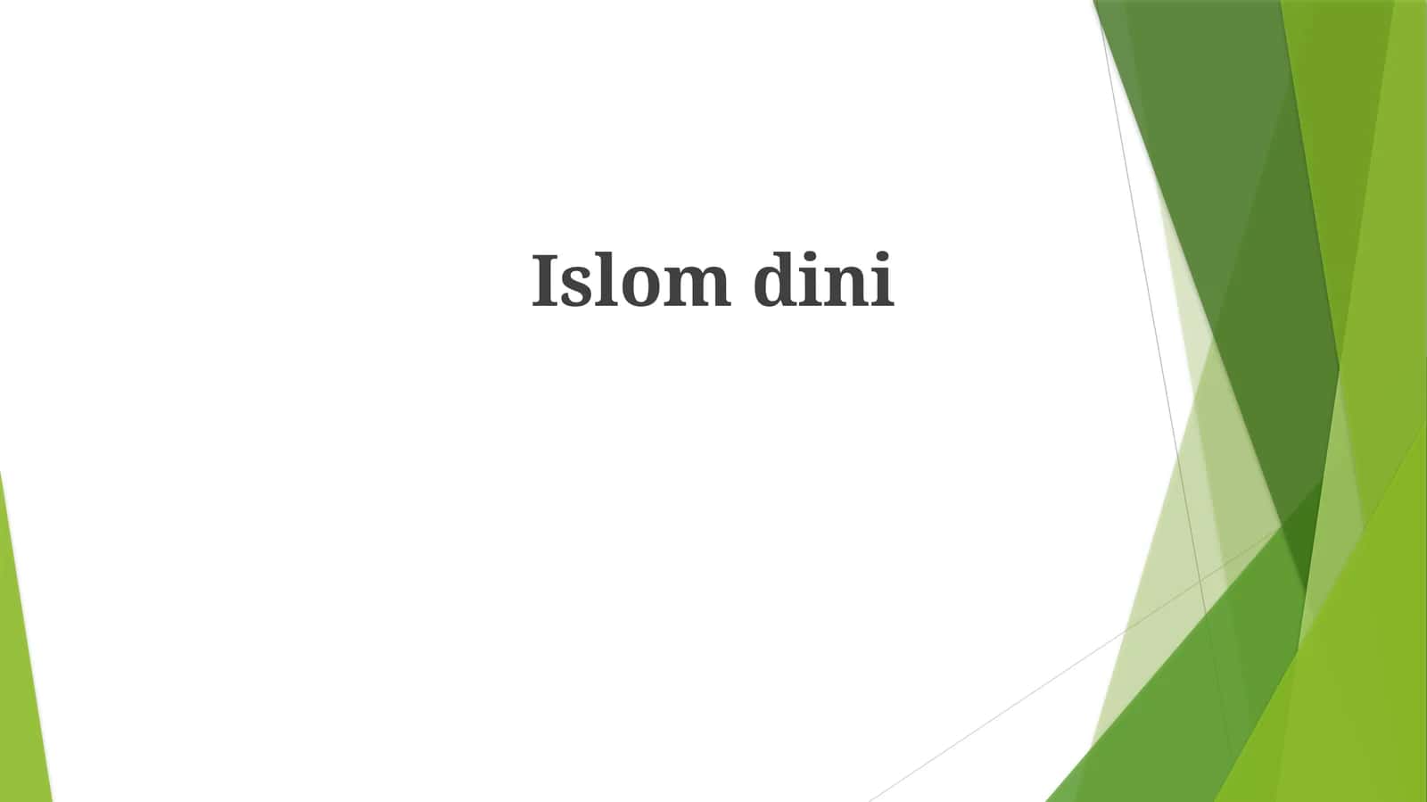 Islomdini