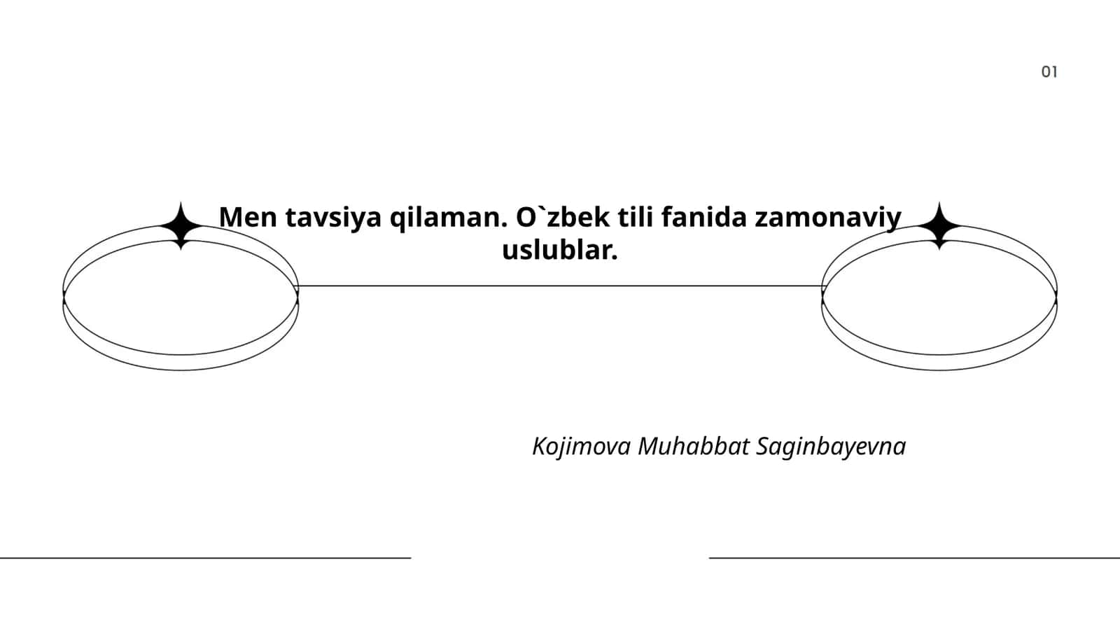 Zamonaviy o'qitish metodlari