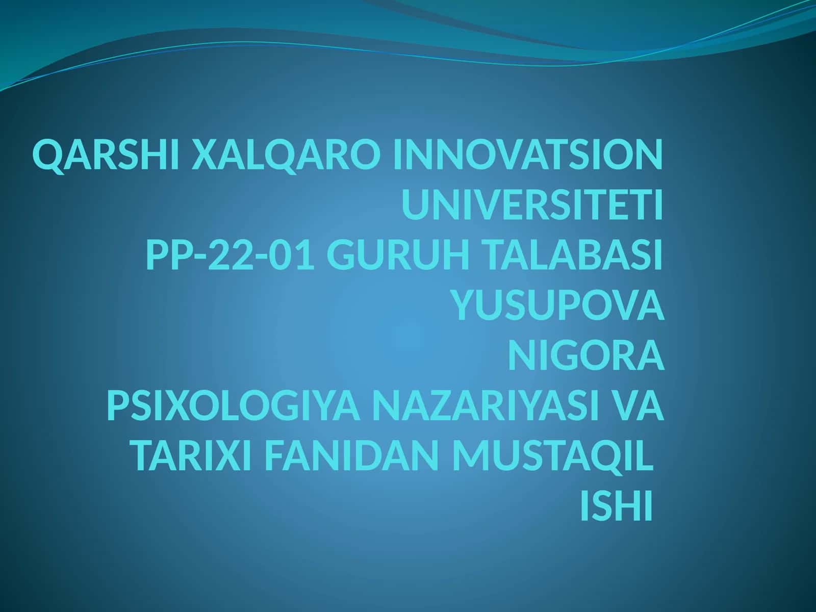 PSIXOLOG KASBIY FAOLIYATINING ETIKASI