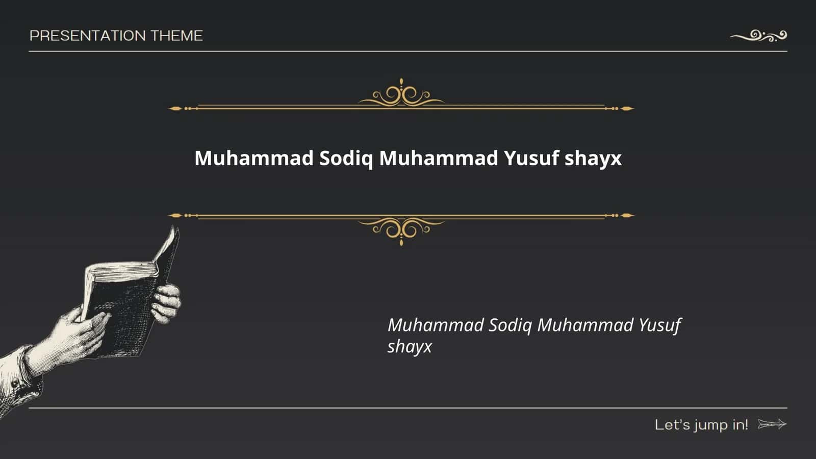 Muhammad Sodiq Muhammad Yusuf hayoti