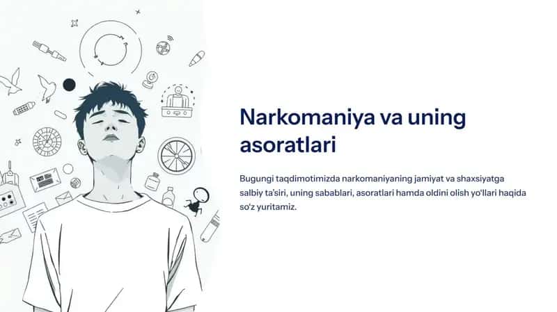 Narkomaniya va uning asoratlari