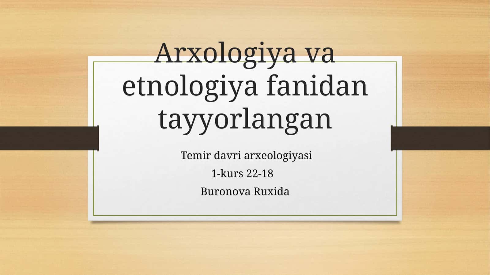 Temir davri arxeologiyasi