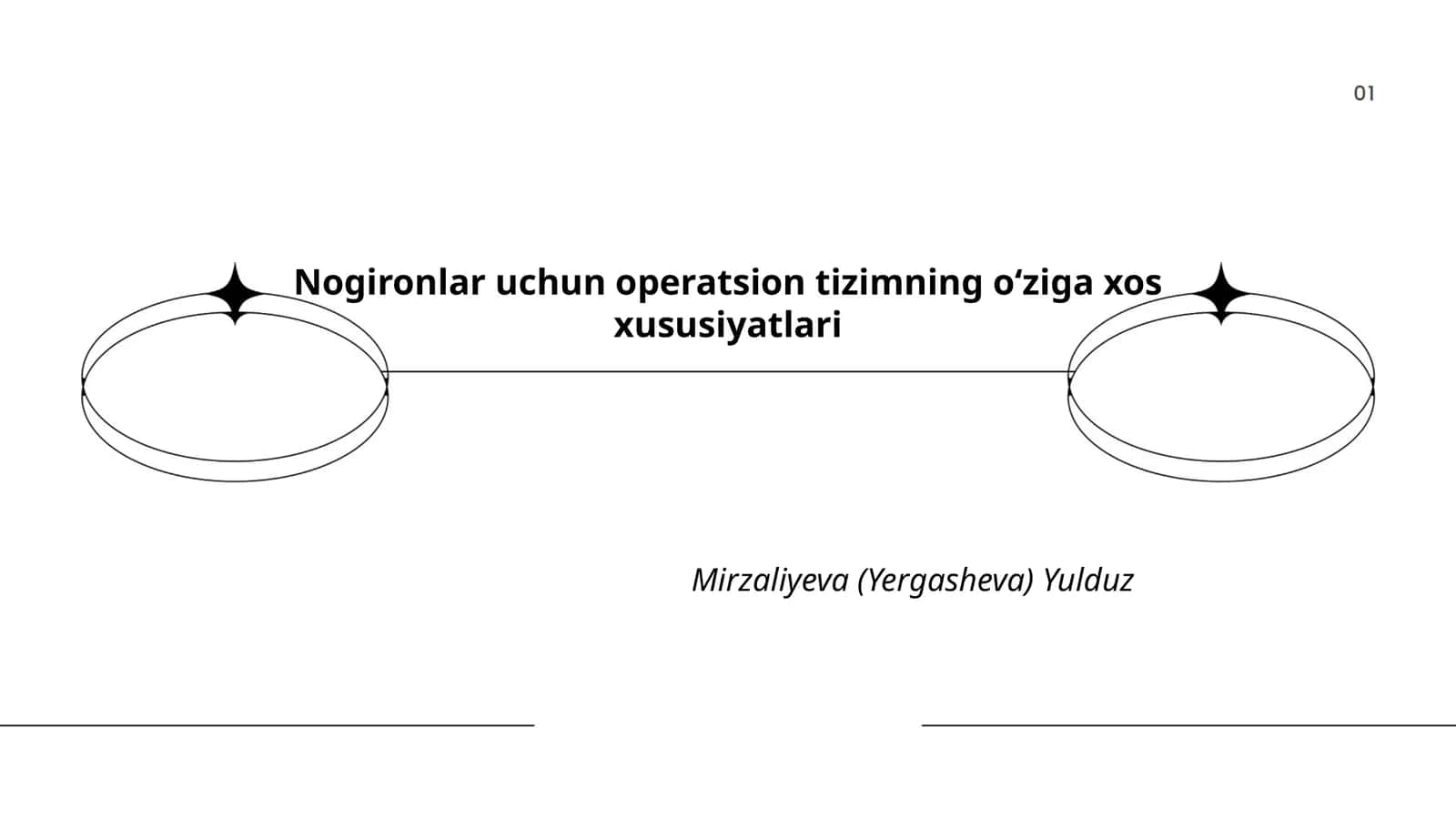 Nogironlar uchun operatsion tizimning o‘ziga xos xususiyatlari