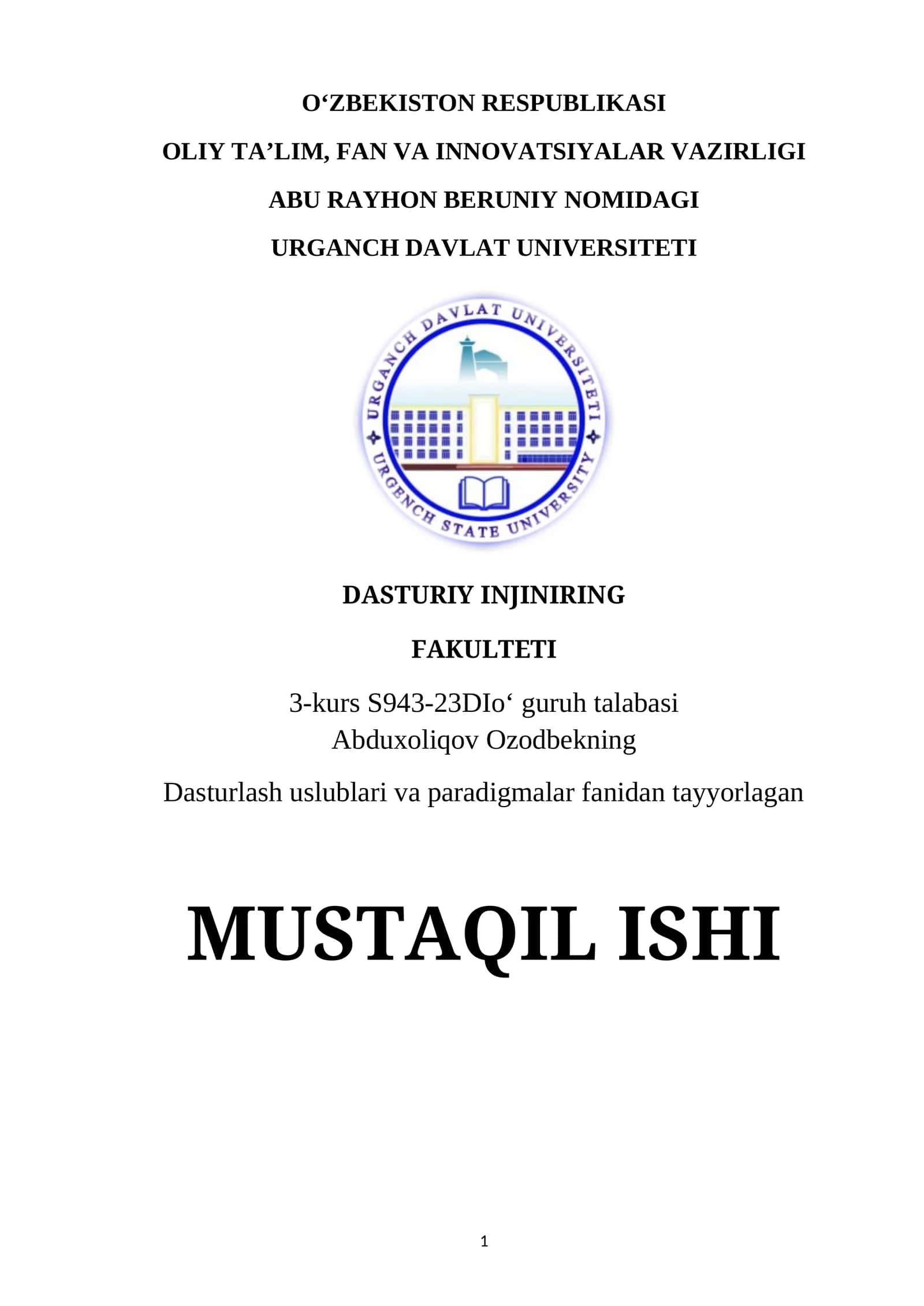 Uslubiy qo‘shimchalar va uzluksiz dasturlash paradigmalari: kiritish va foydalanish strategiyalari