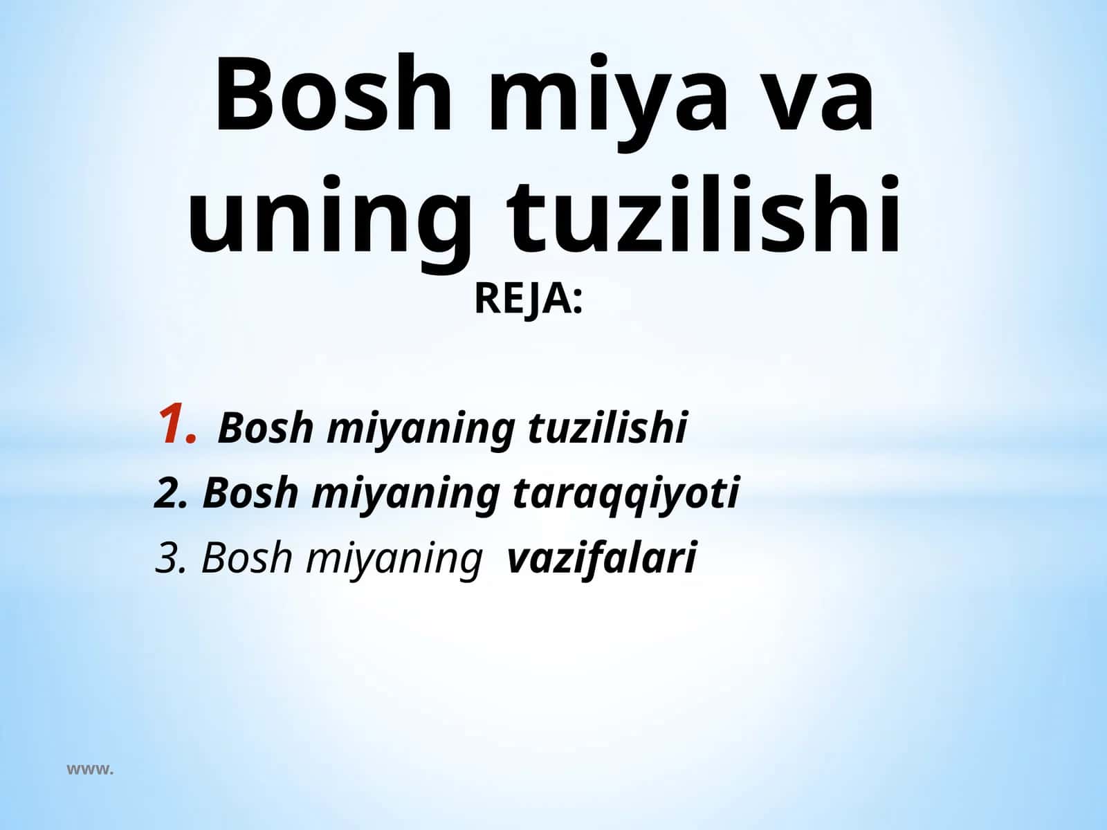 Boshmiyavauningtuzilishi