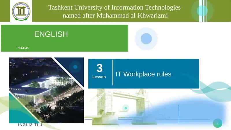 IT Workplace rules