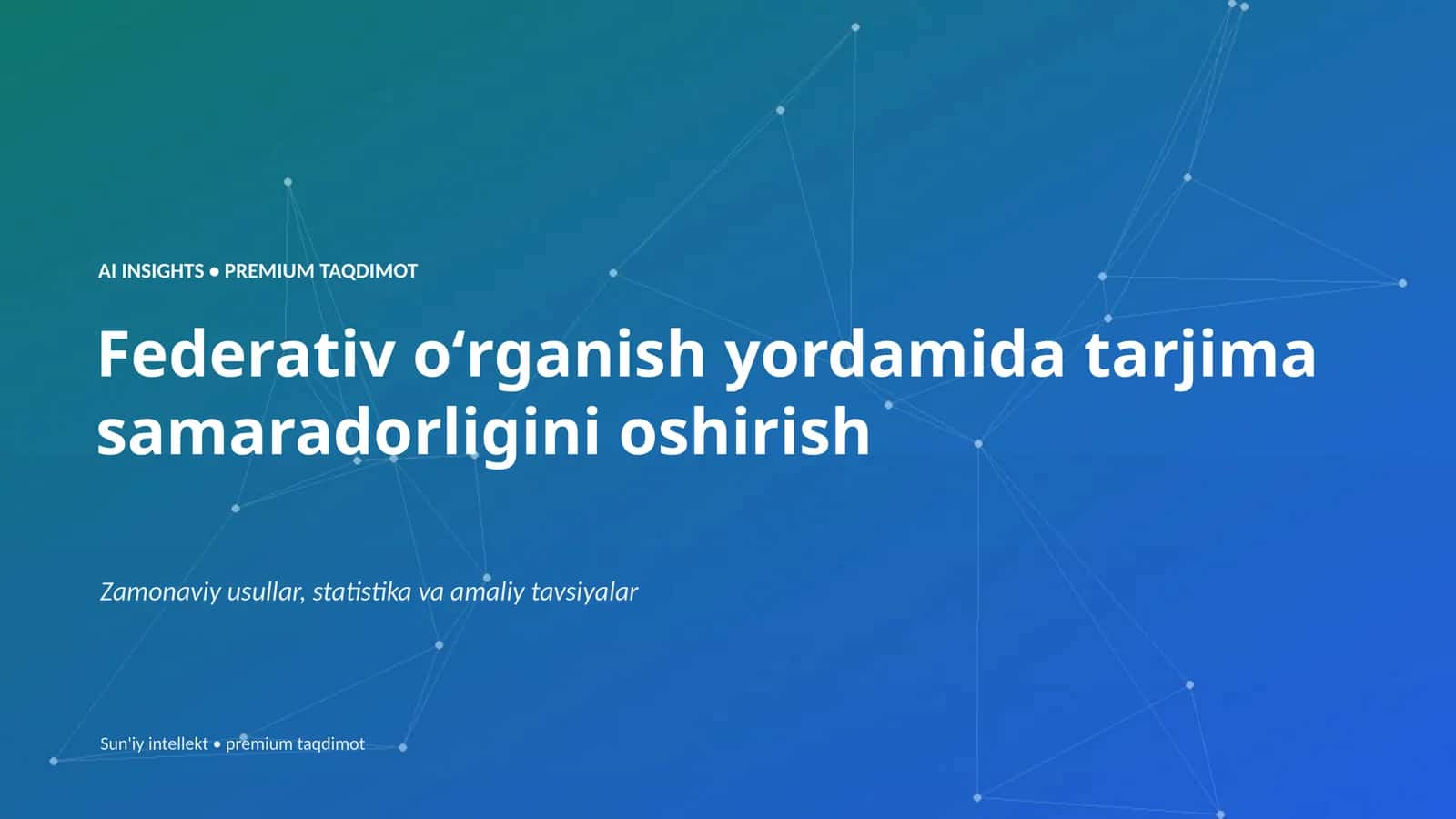 PREMIUM TAQDIMOT