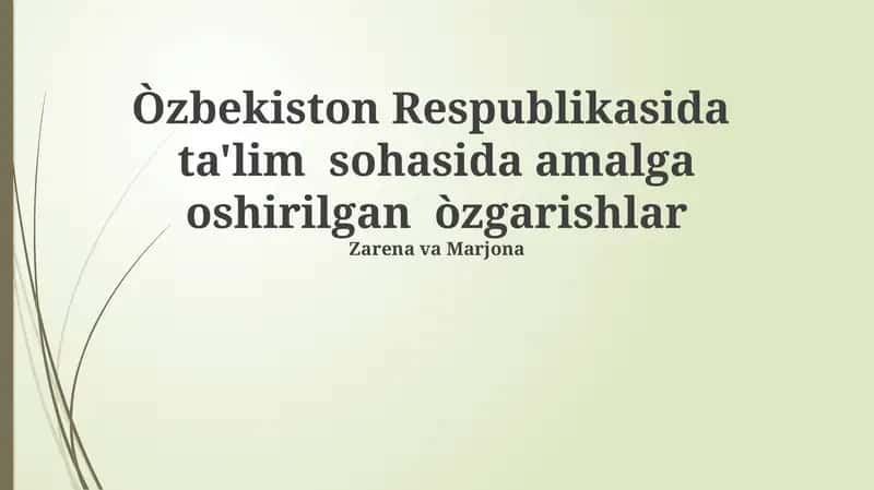 Chet tillarini o'qitishning rivojlanishi
