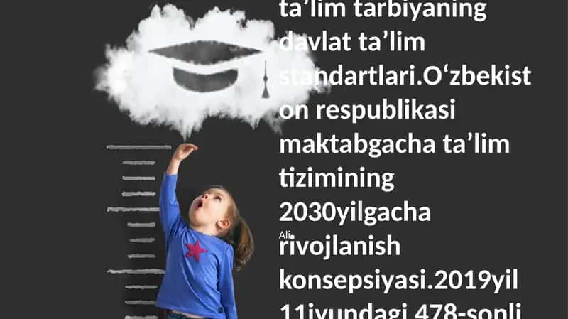 Maktabgacha taʼlim tarbiyaning davlat taʼlim standartlari