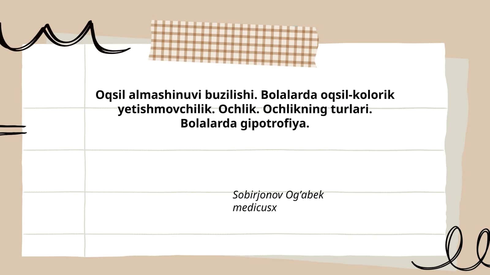 Oqsil almashinuvi buzilishi