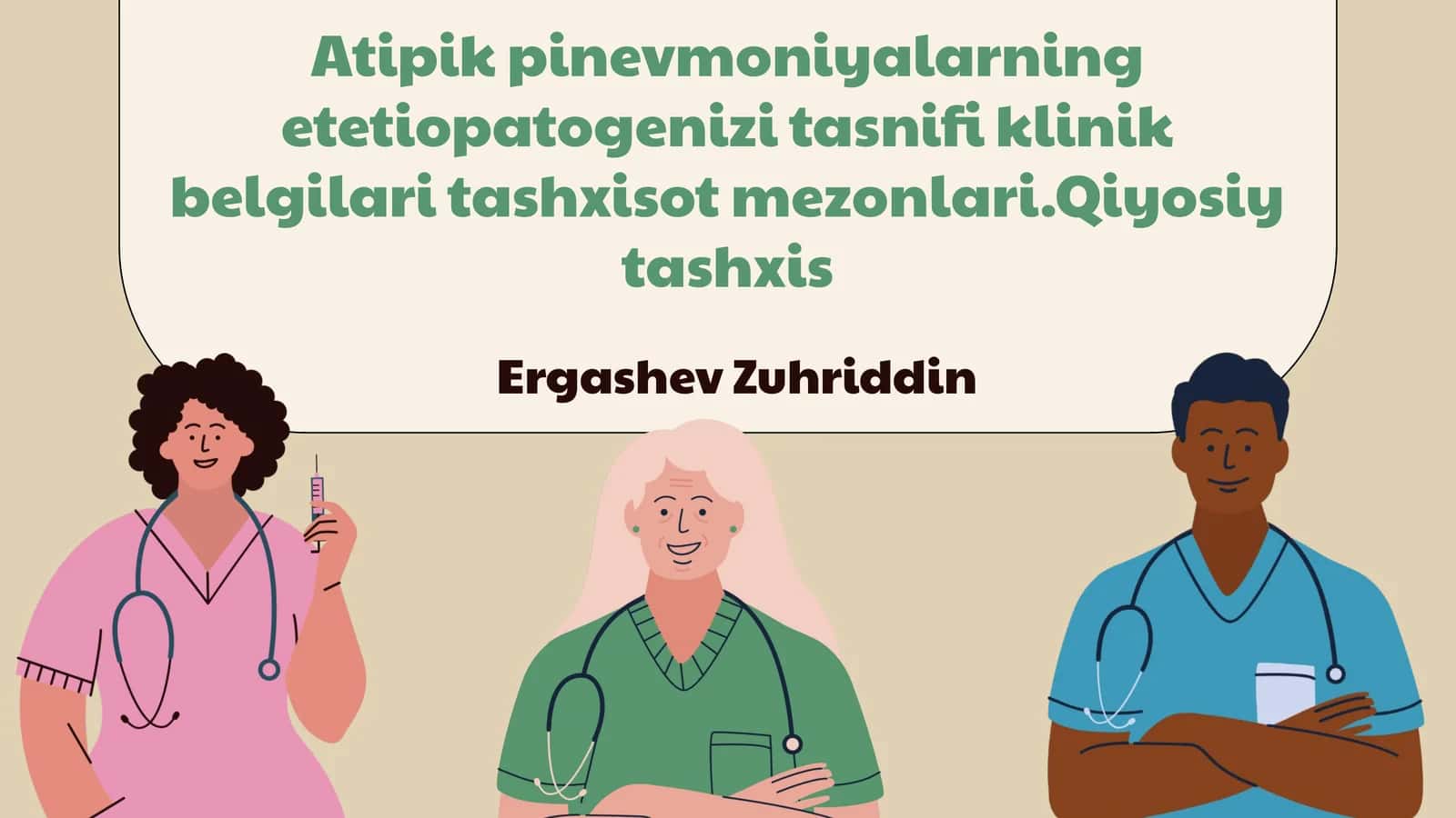 Atipik pinevmoniyalarning etetiopatogenizi tasnifi klinik belgilari tashxisot mezonlari