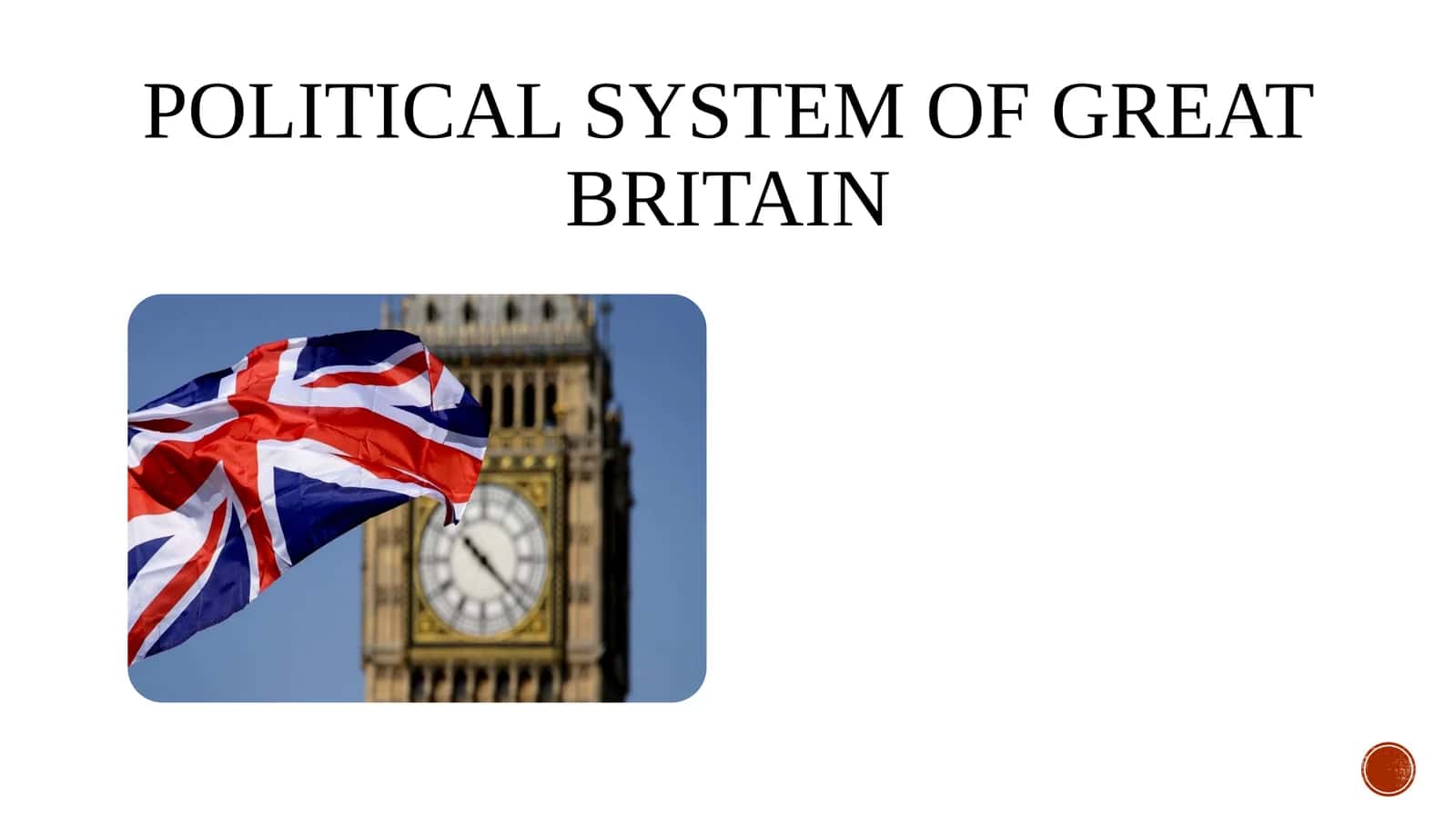Political System of Great Britain