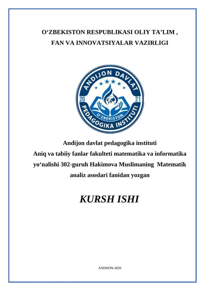 HOSILANING TURLI (GEOMETRIK, FIZIK, IQTISODIY, BIOLOGIK VA H.K)MA'NOLARI
