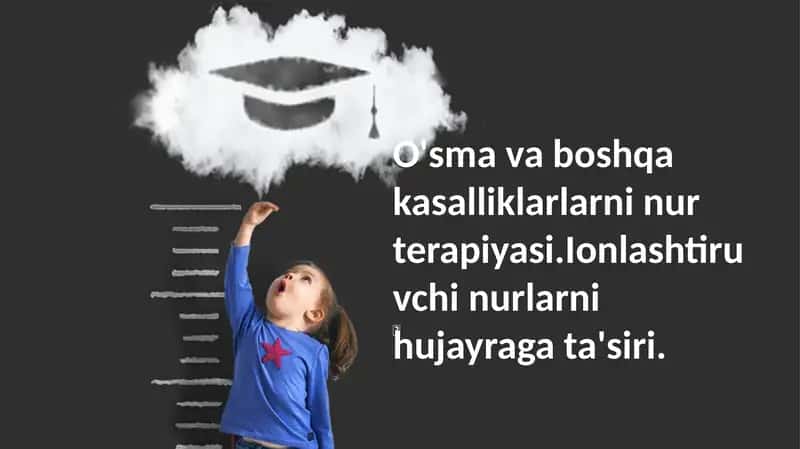 O'sma va boshqa kasalliklarlarni nur terapiyasi