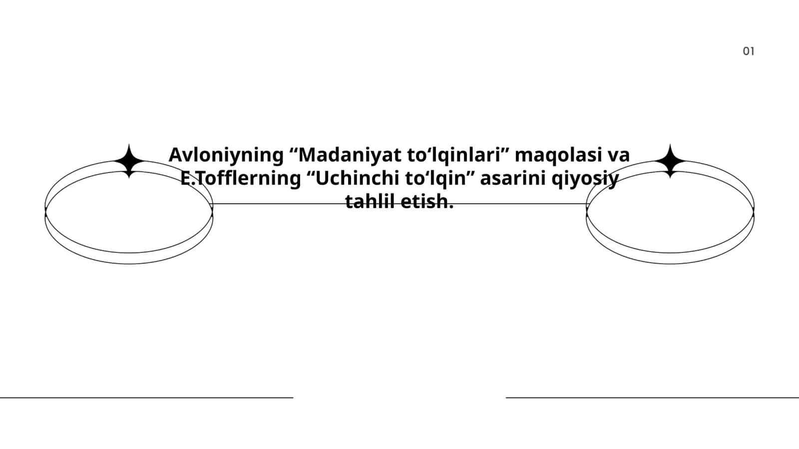 "Madaniyat to‘lqinlari" maqolasi va "Uchinchi to‘lqin" asarini qiyosiy tahlil etish