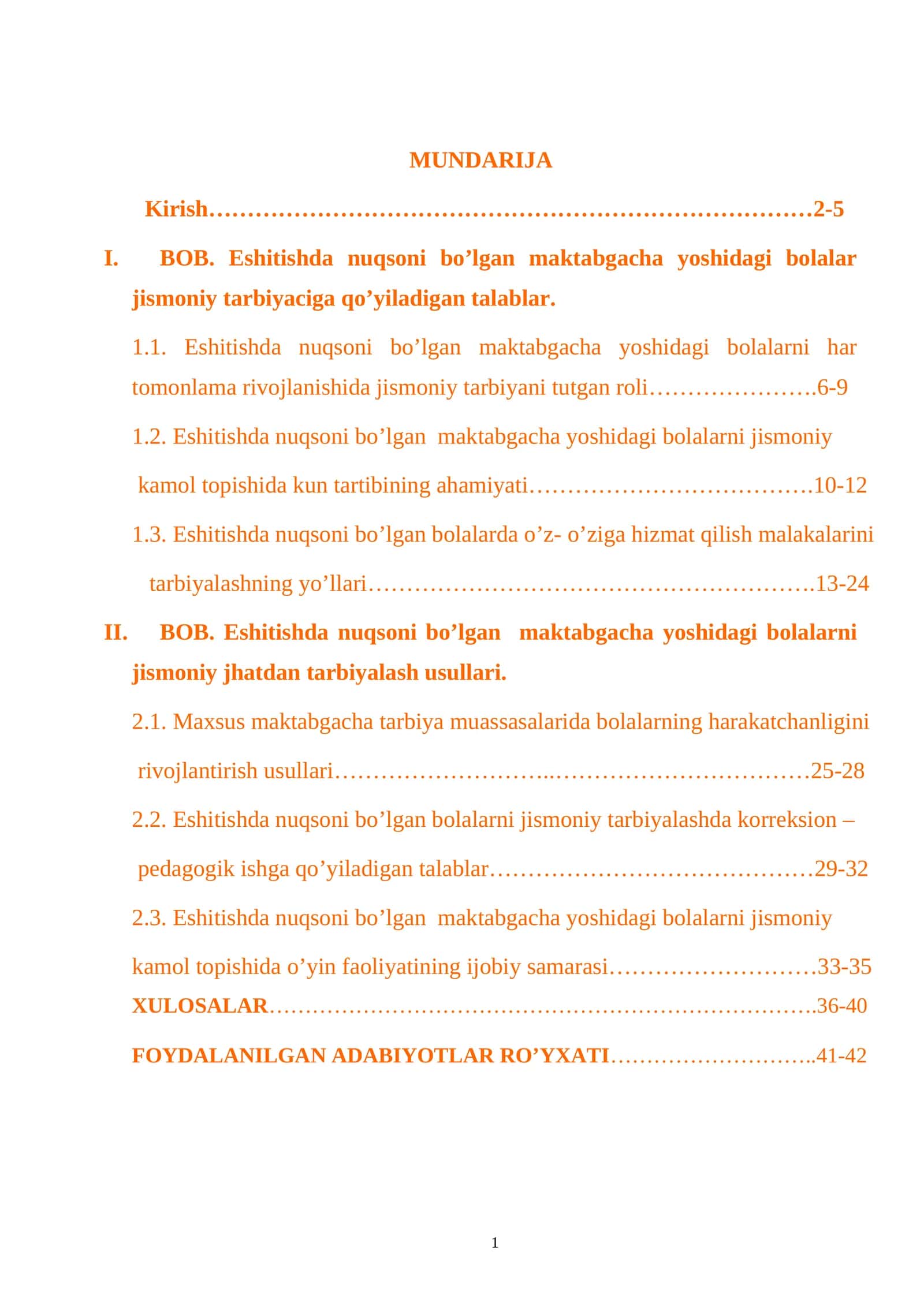 Eshitishda Nuqsoni Bolgan Bolalarni Jismoniy Tarbiyalash