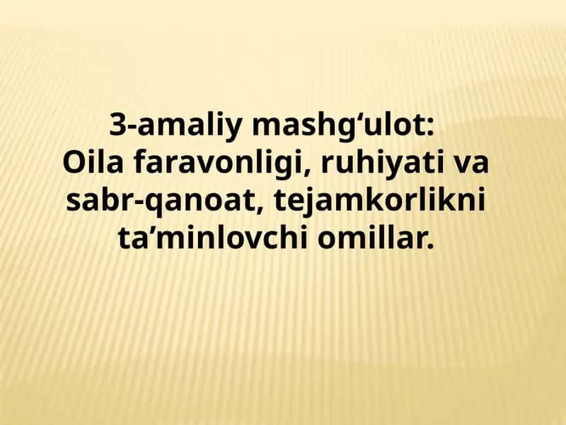 3-amaliy mashg‘ulot