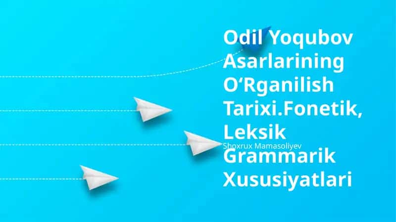 Odil Yoqubov Asarlarining O‘Rganilish Tarixi