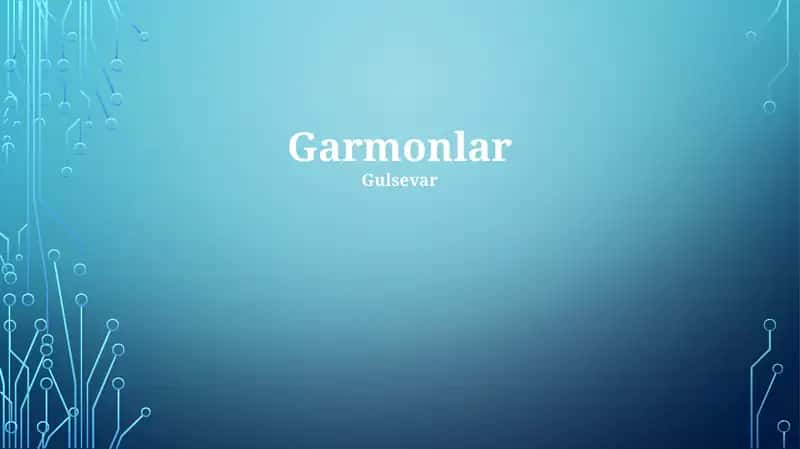 Gormonlar