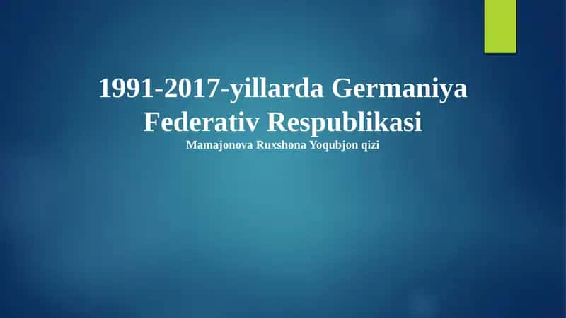 Germaniya Federativ Respublikasi