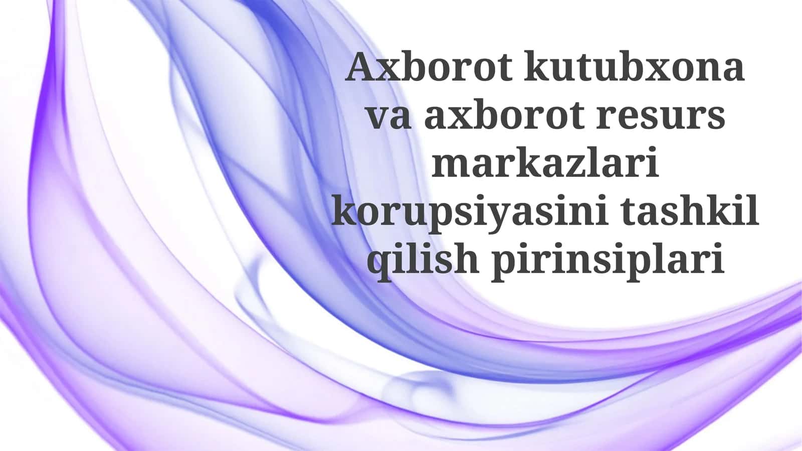 Korruptsiya va ularning mexanizmlari