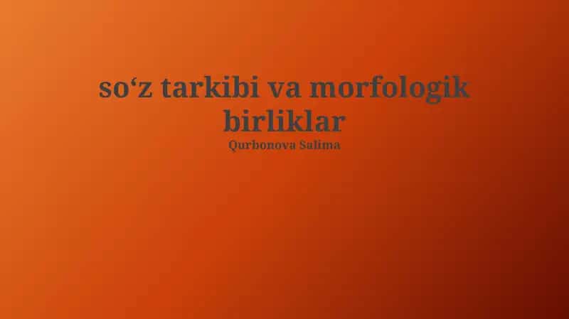 Yasalma so'zlar