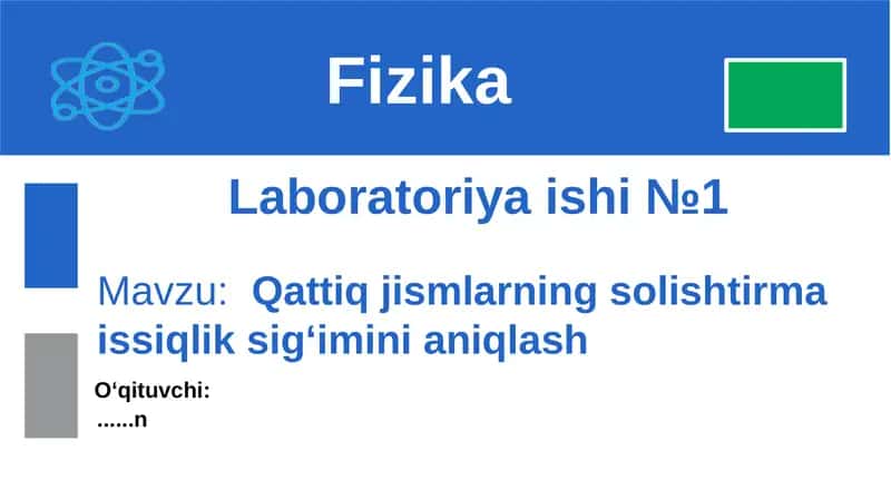Laboratoriya ishi №1