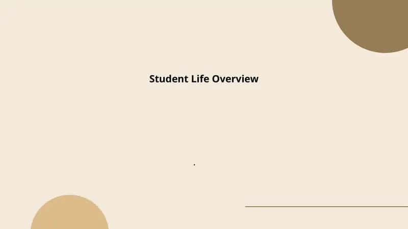 Campus Orientation and Tours