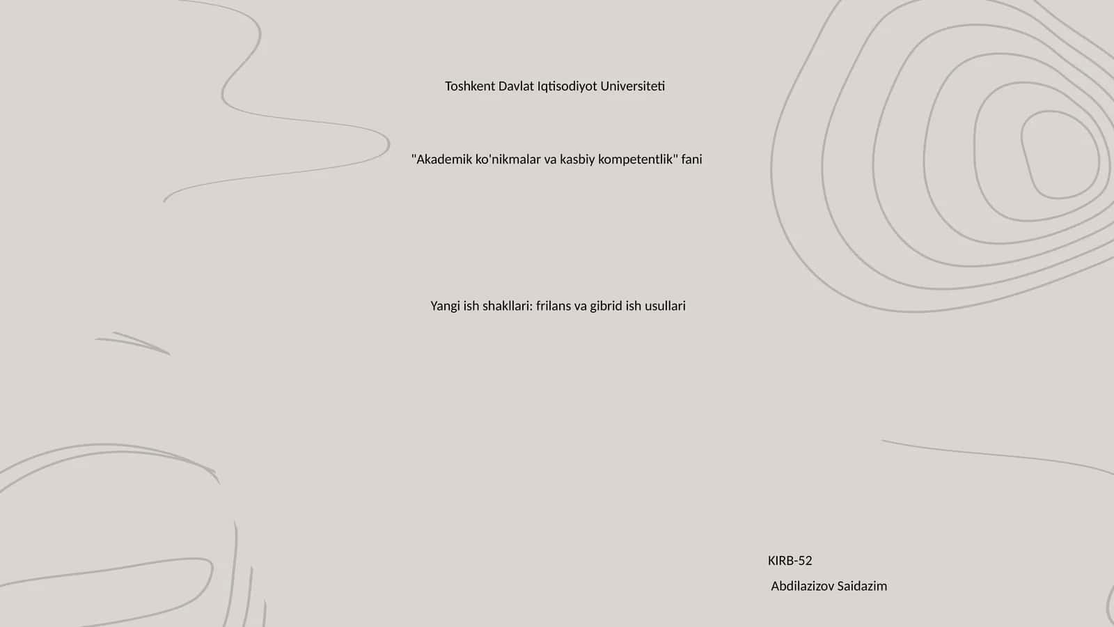 Yangi ish shakllari: frilans va gibrid ish usullari