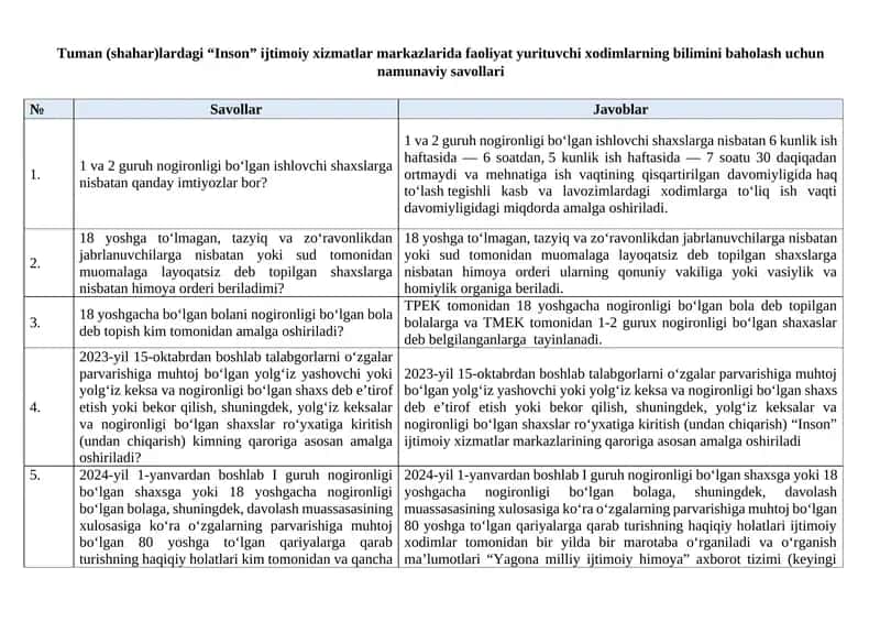 ARGUS SAVALLARI JAVOBLARI BILAN
