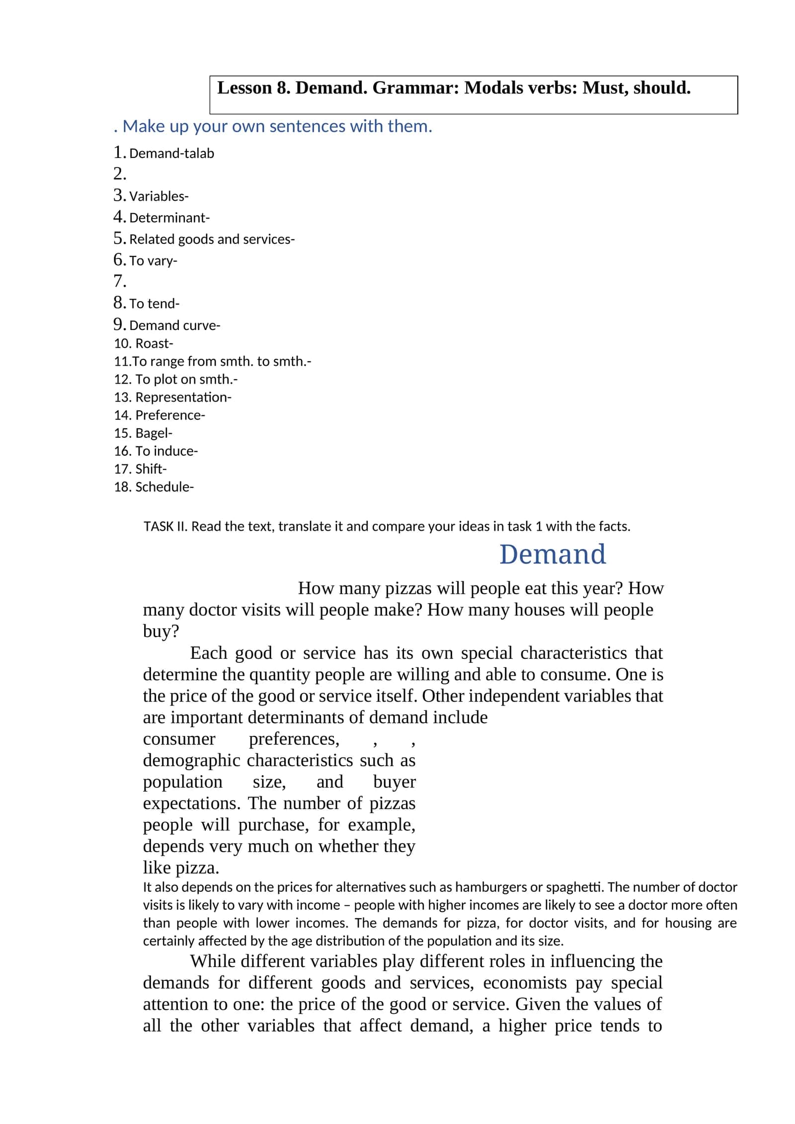 Demand